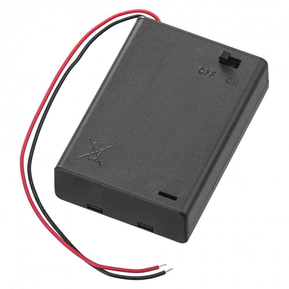 オーム電機 電池ケース 3コ用 スイッチ・カバー付 KIT-UM3X3 SK