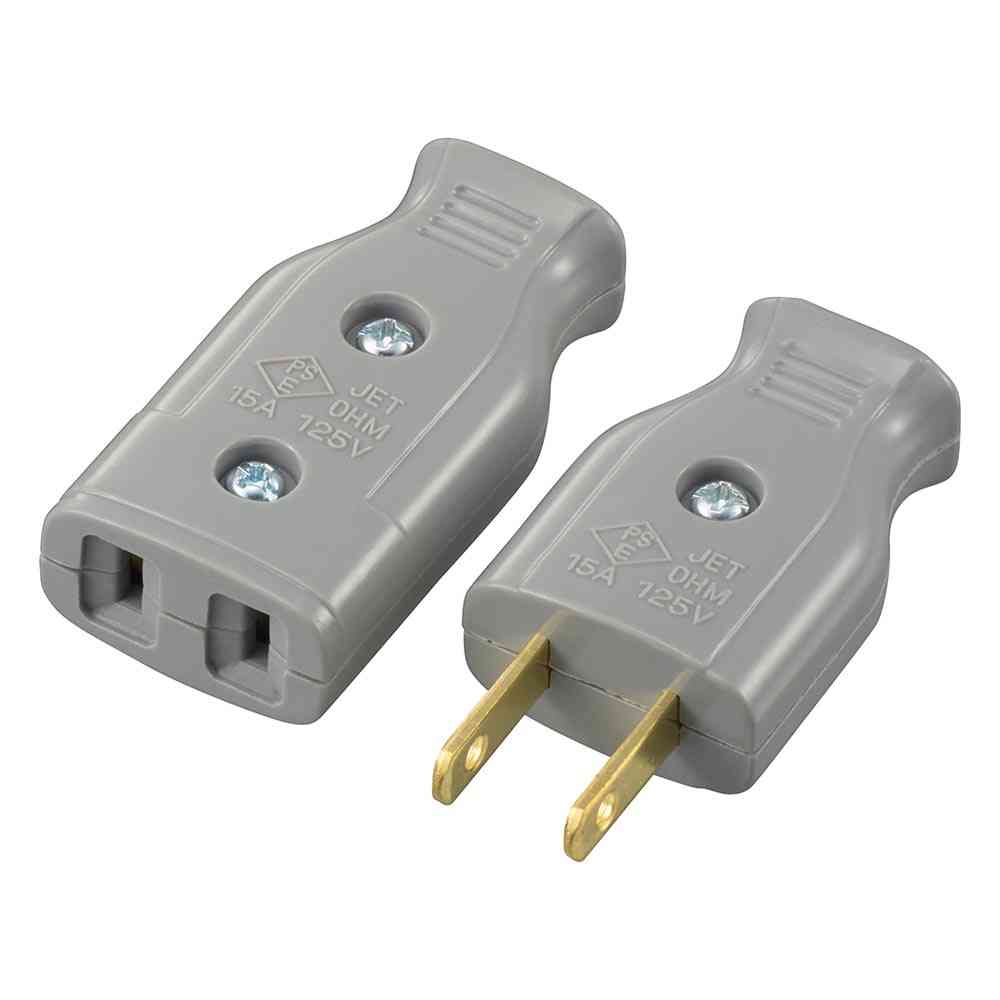 オーム電機 コードコネクターセット 灰 06-5374