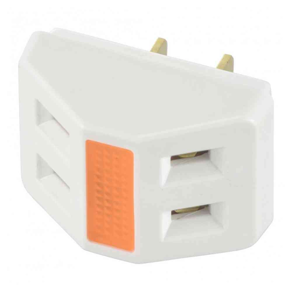 オーム電機　三角型２口タップネオン