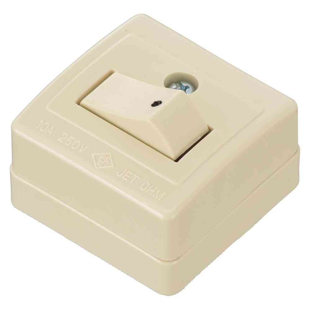 オーム電機 角型タンブラスイッチ片切 06-5391