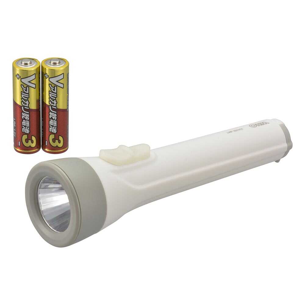 オーム電機 V電池付LEDライト LHP-3211C7
