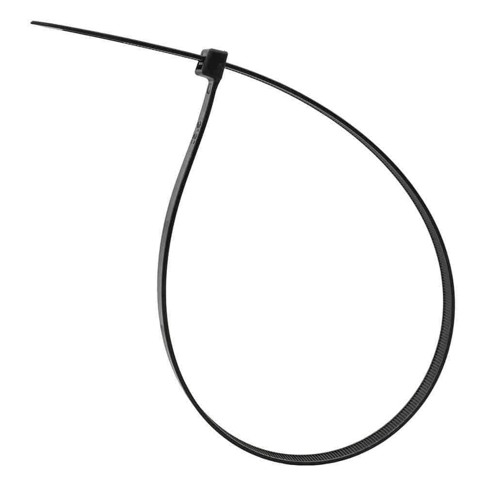 オーム電機 ワイドタイ 耐候性 530mm 黒 09-1768 10本入