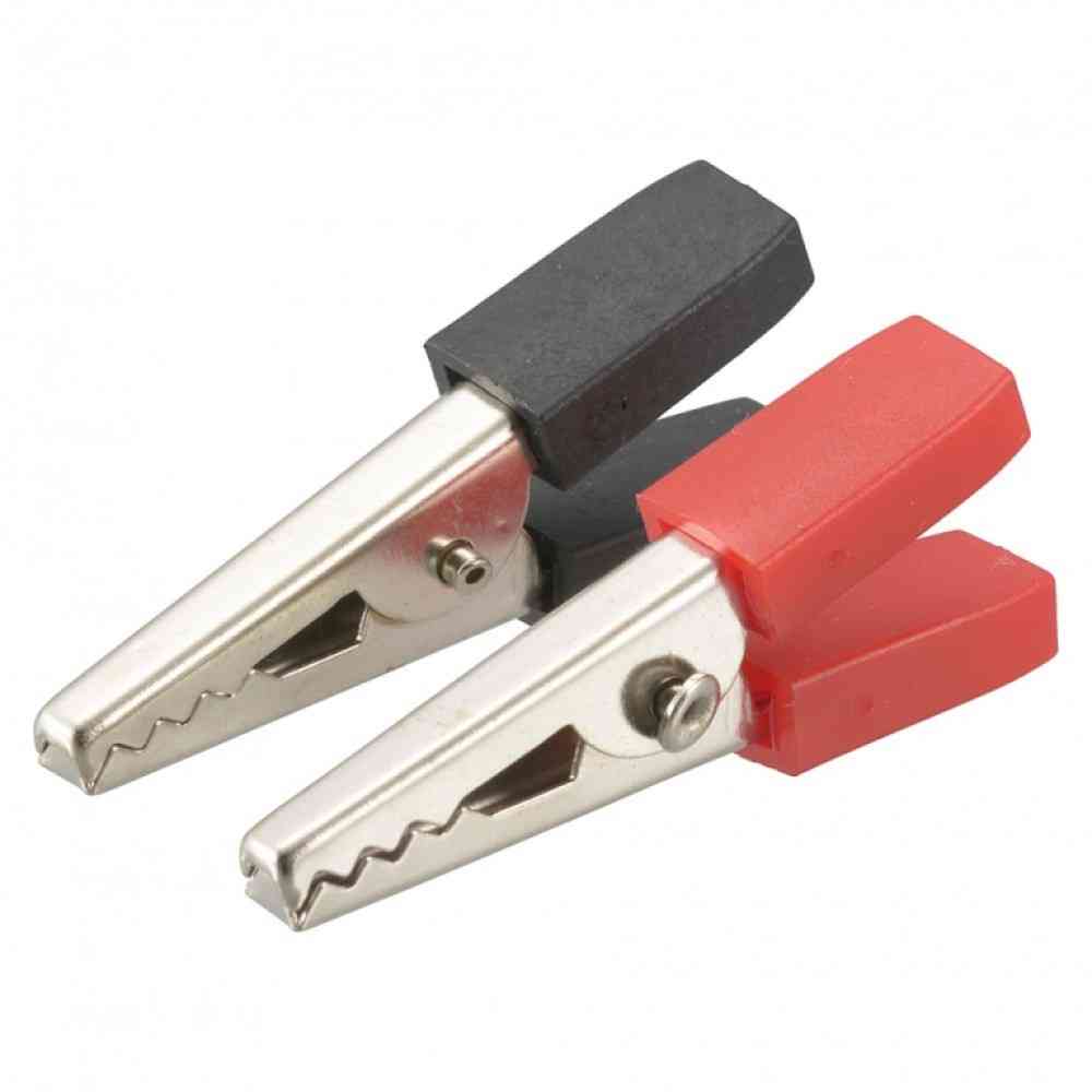 オーム電機 ワニグチクリップ小 DZ-WCS／RK 2個入