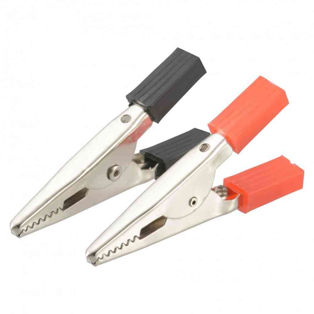 オーム電機 ワニグチクリップ中 DZ-WCM／RK 2個入