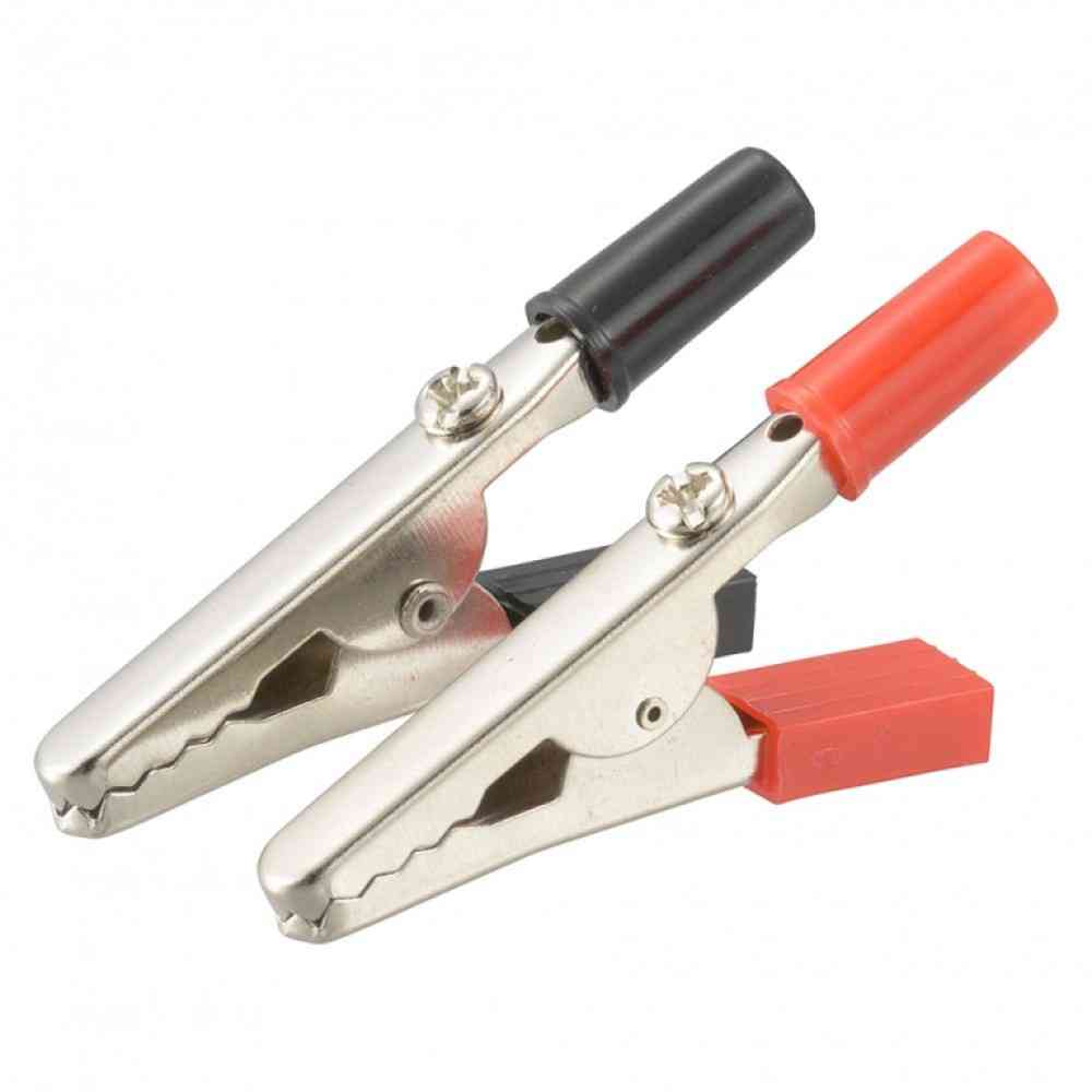 オーム電機 ワニグチクリップ大 DZ-WCL／RK 2個入