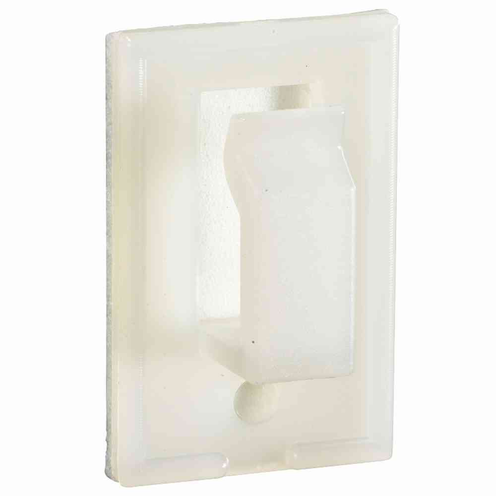 オーム電機 絶縁コードクリップ 27W ホワイト 09-1922 8個入