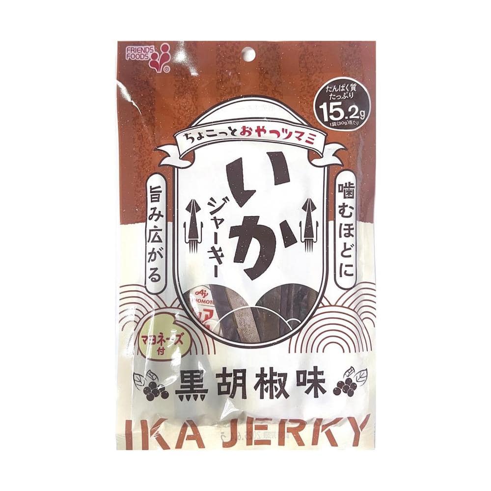 ◆井上食品 いかジャーキー 黒胡椒味 30g [10個セット]