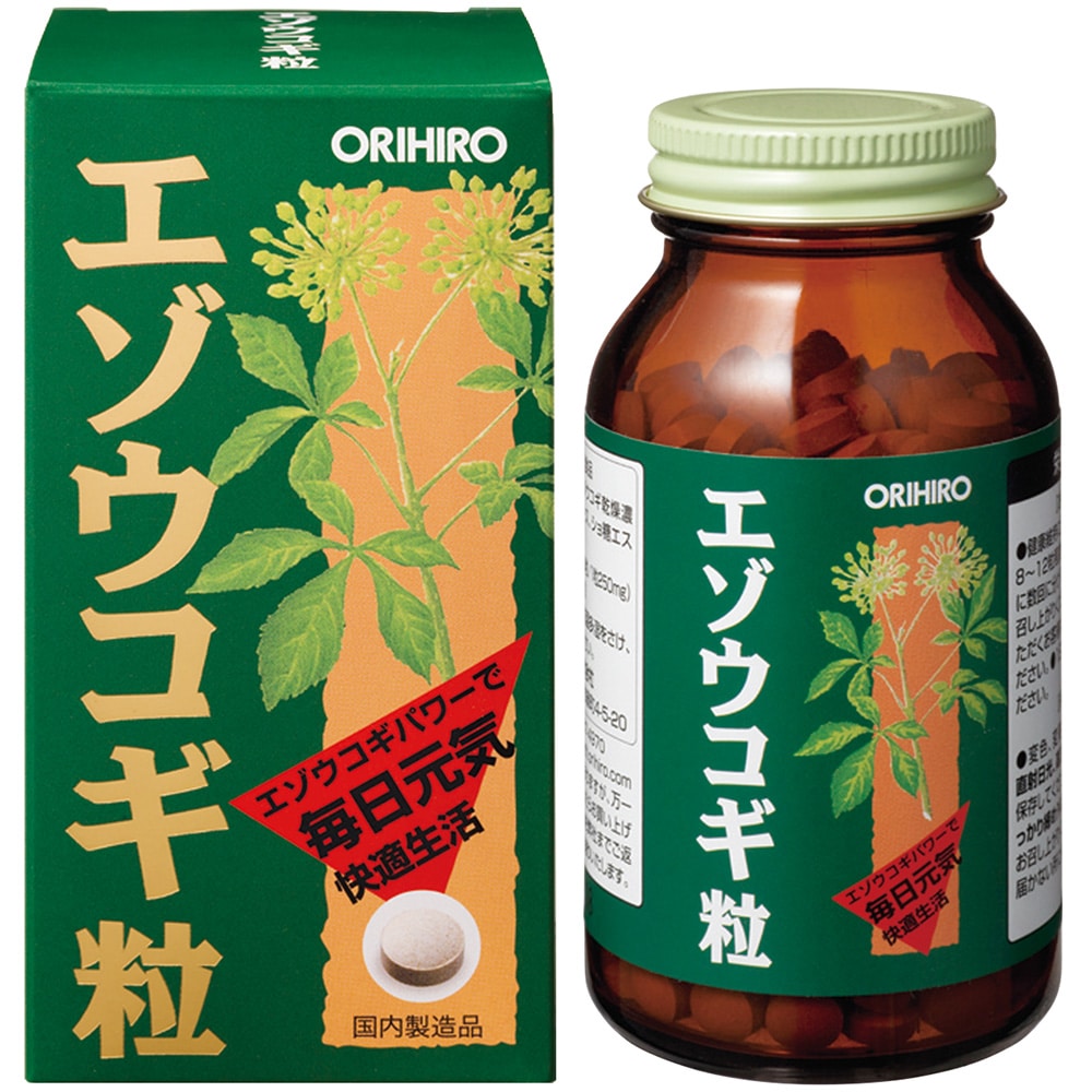 ◆オリヒロ エゾウコギ粒 400粒