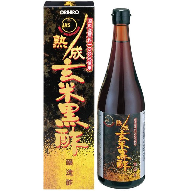 ◆オリヒロ 熟成 玄米黒酢 720ml
