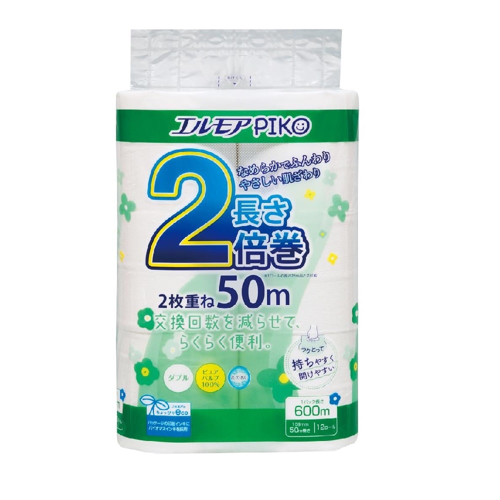 エルモアピコ2倍巻きダブル 50m×12ロール【6個セット】
