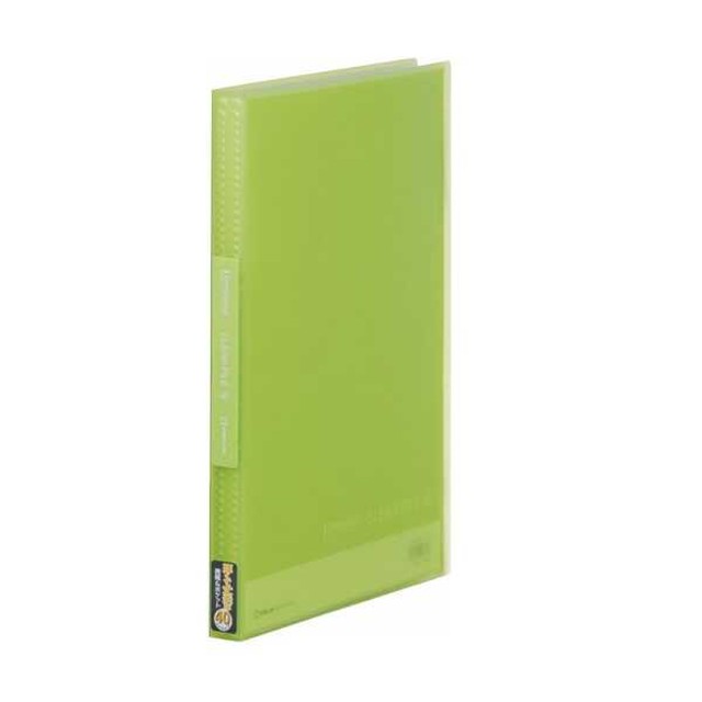 シンプリ‐ズクリア‐ファイル（透明）40P 黄緑