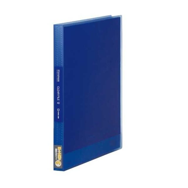 シンプリ‐ズファイル（透明）40P コバルトブルー