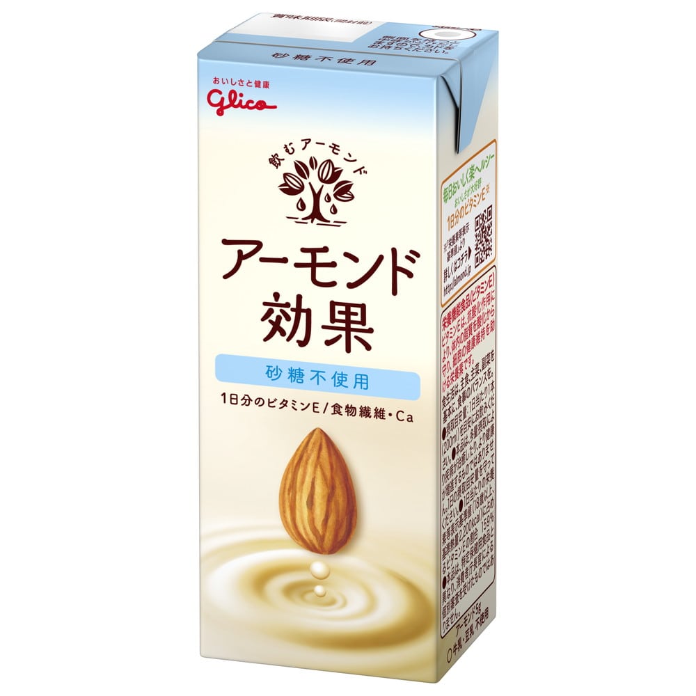 ◆グリコ アーモンド効果 砂糖不使用 200ml【24本セット】