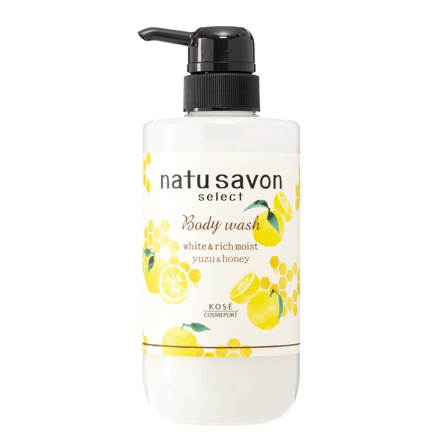 ソフティモ ナチュサボン セレクト ホワイト ボディウォッシュ ゆず＆ハニーの香り 本体 500ml