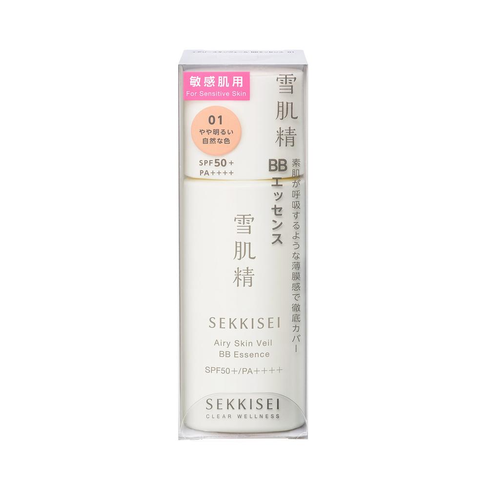 雪肌精クリアウェルネス エアリースキンヴェールBBエッセンス 01 やや明る自然な色 30mL