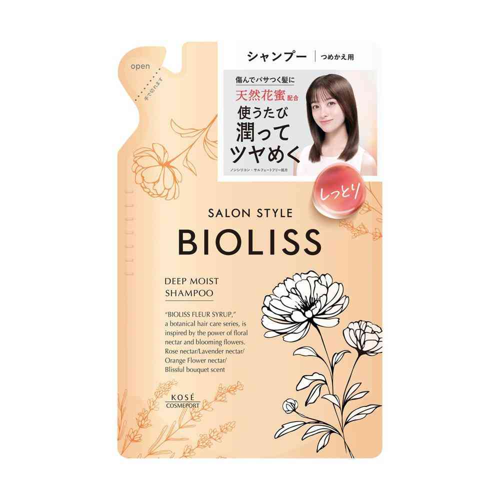 コーセーコスメポート サロンスタイル ビオリス フルールシロップ ディープモイスト シャンプー つめかえ 330mL