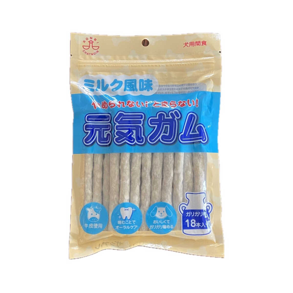 コンビ ミルク風味元気ガム ガリガリ棒 18本入り
