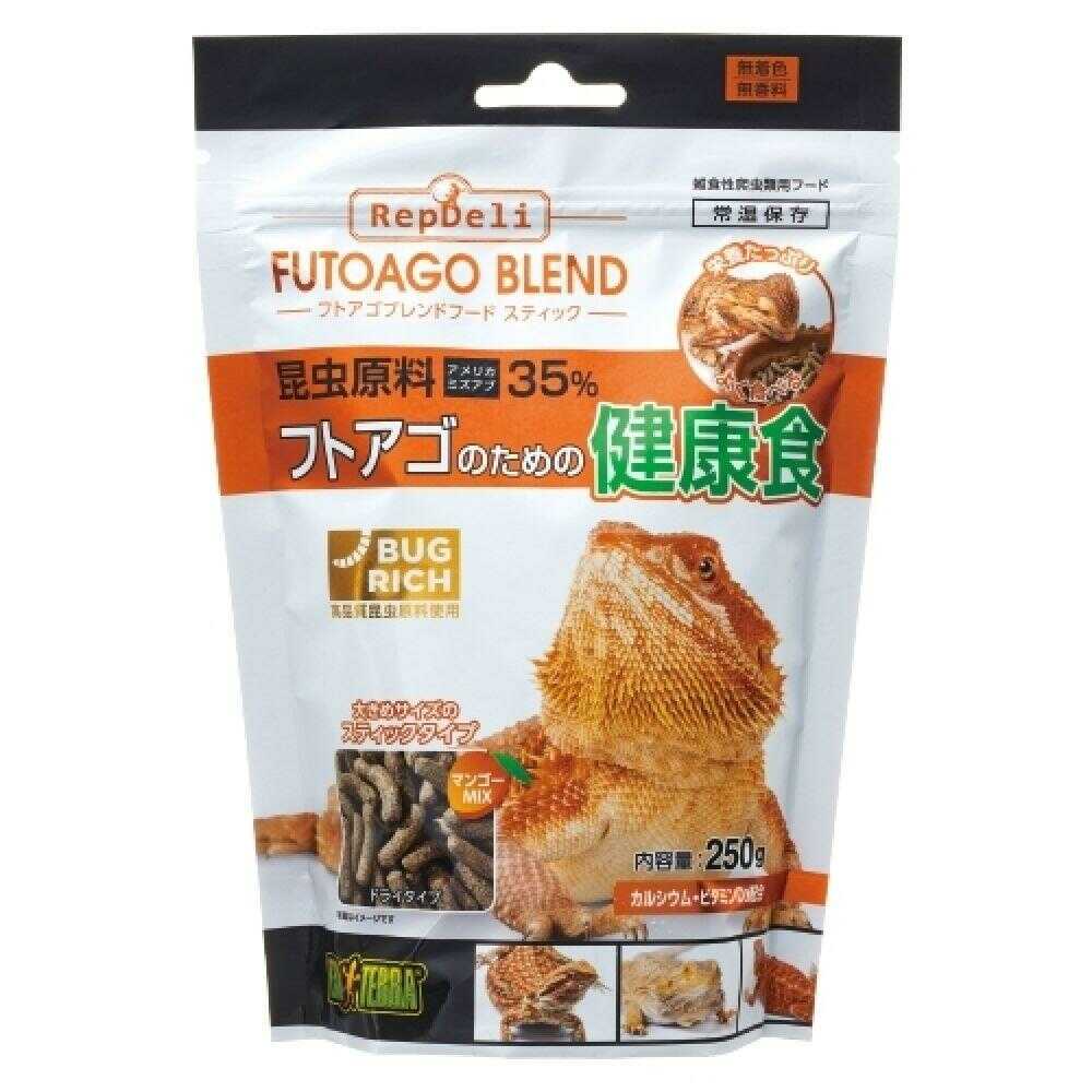 ジェックス フトアゴブレンドフード スティック 250g