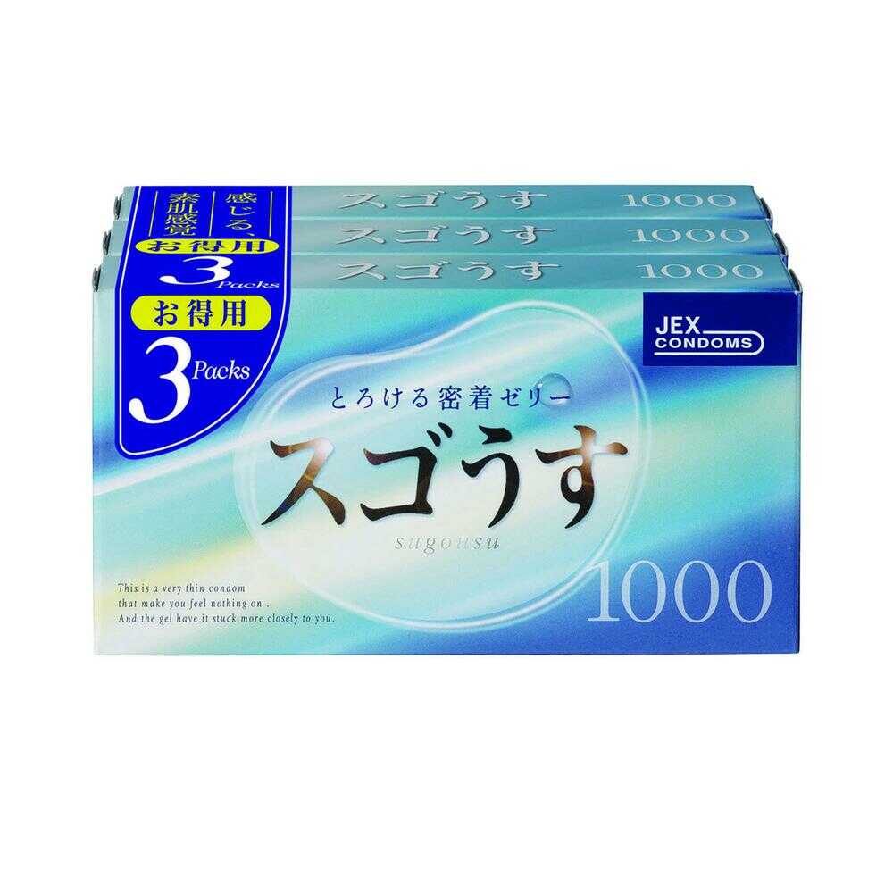 ジェクス スゴうす 1000 12個×3箱