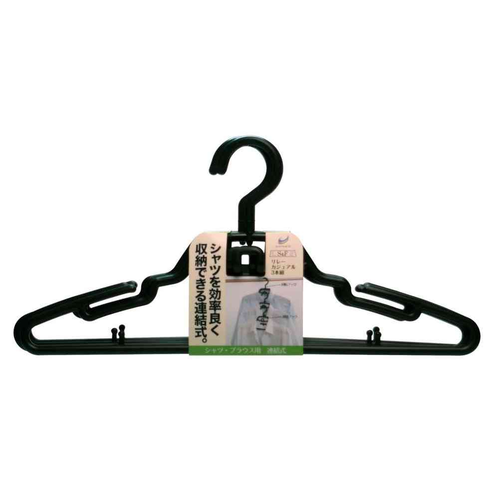 シンコハンガー S&F リレーカジュアル ブラック