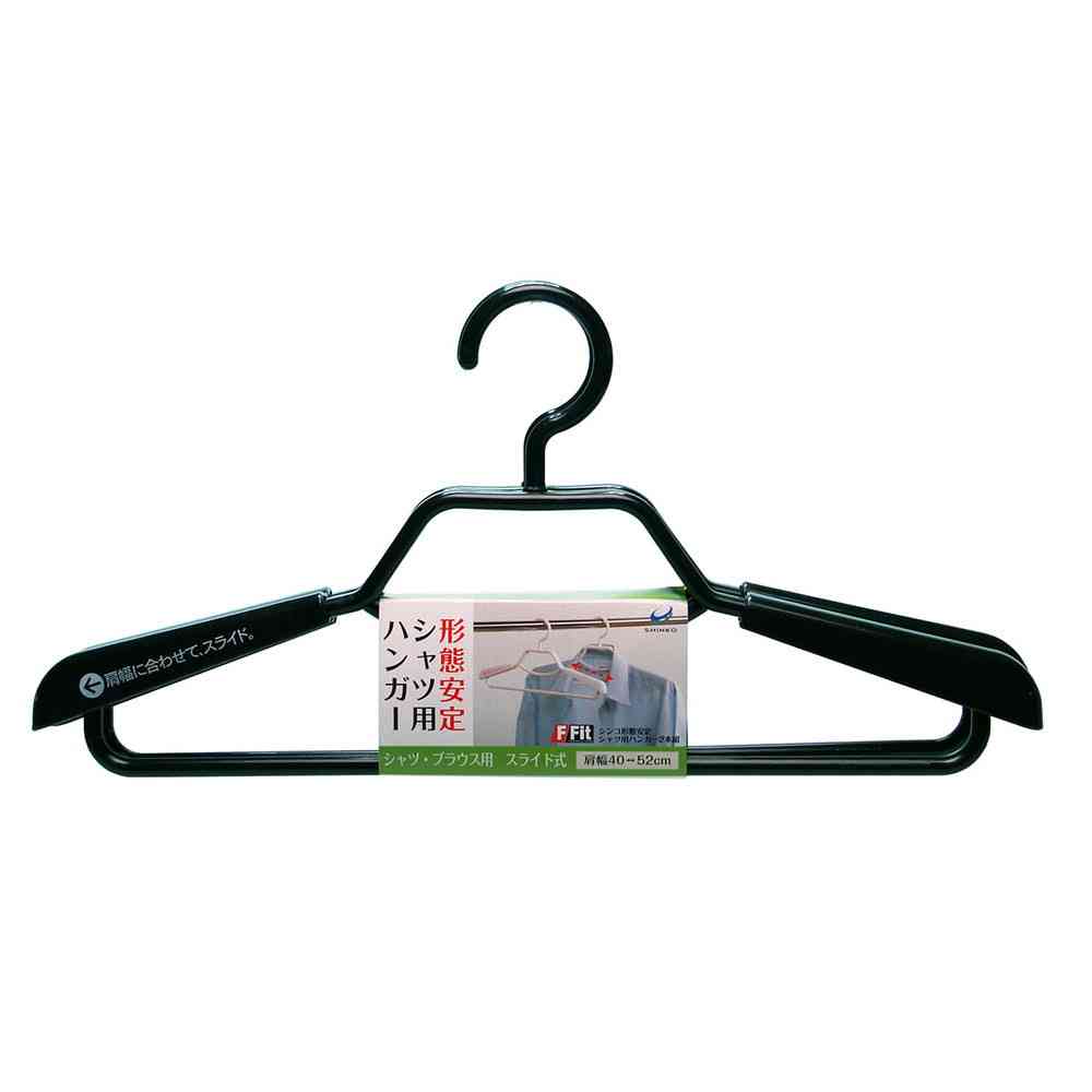 シンコハンガー F-Fit 形態安定シャツ用ハンガー ブラック