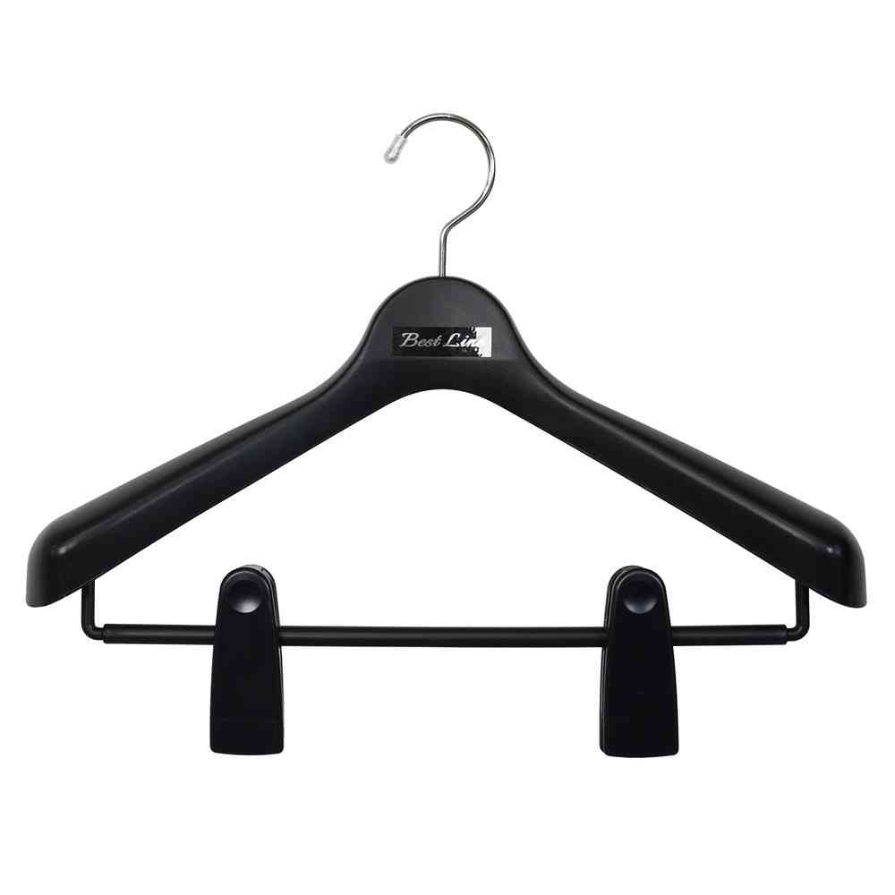 シンコハンガー ベストライン ジャケットビッグクリップ45 ブラック