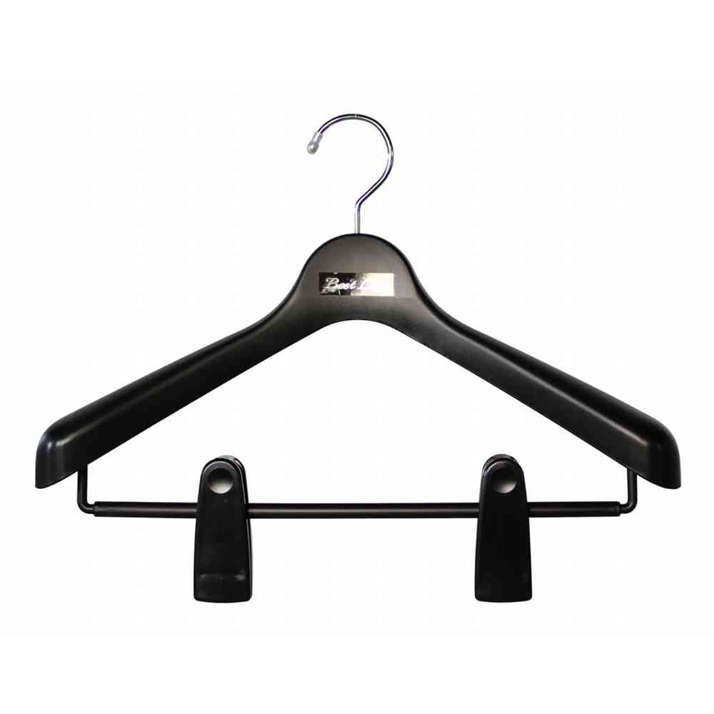 シンコハンガー ベストライン ジャケットビッグクリップ40 ブラック