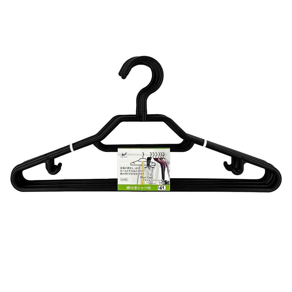 シンコハンガー ベストライン スタイルシャツハンガー ブラック