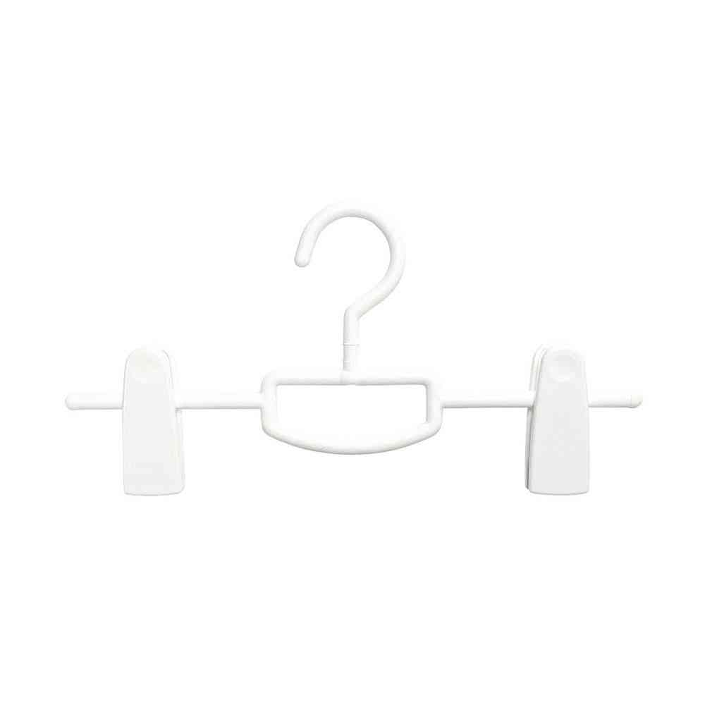 シンコハンガー モノクローゼット スカートハンガービッグクリップ ホワイト