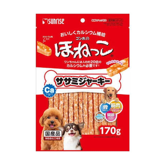 ゴン太のほねっこ ササミジャーキー 170g