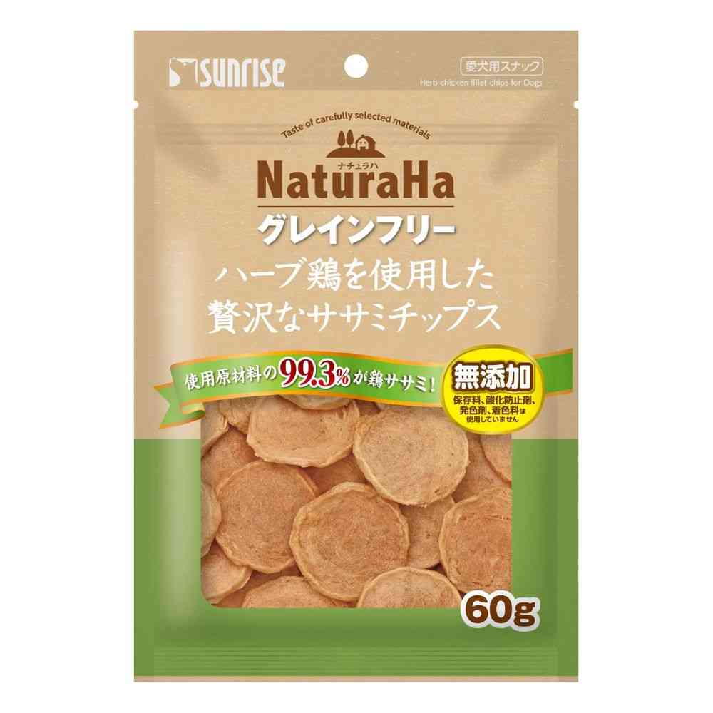 マルカン ナチュラハ グレインフリー ハーブ鶏を使用した贅沢なササミチップス