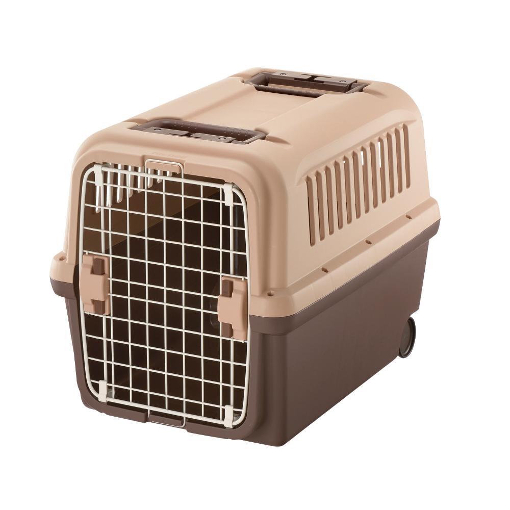 キャンピングキャリー L ダークブラウン メーカー直送▼返品・キャンセル不可【他商品との同時購入不可】