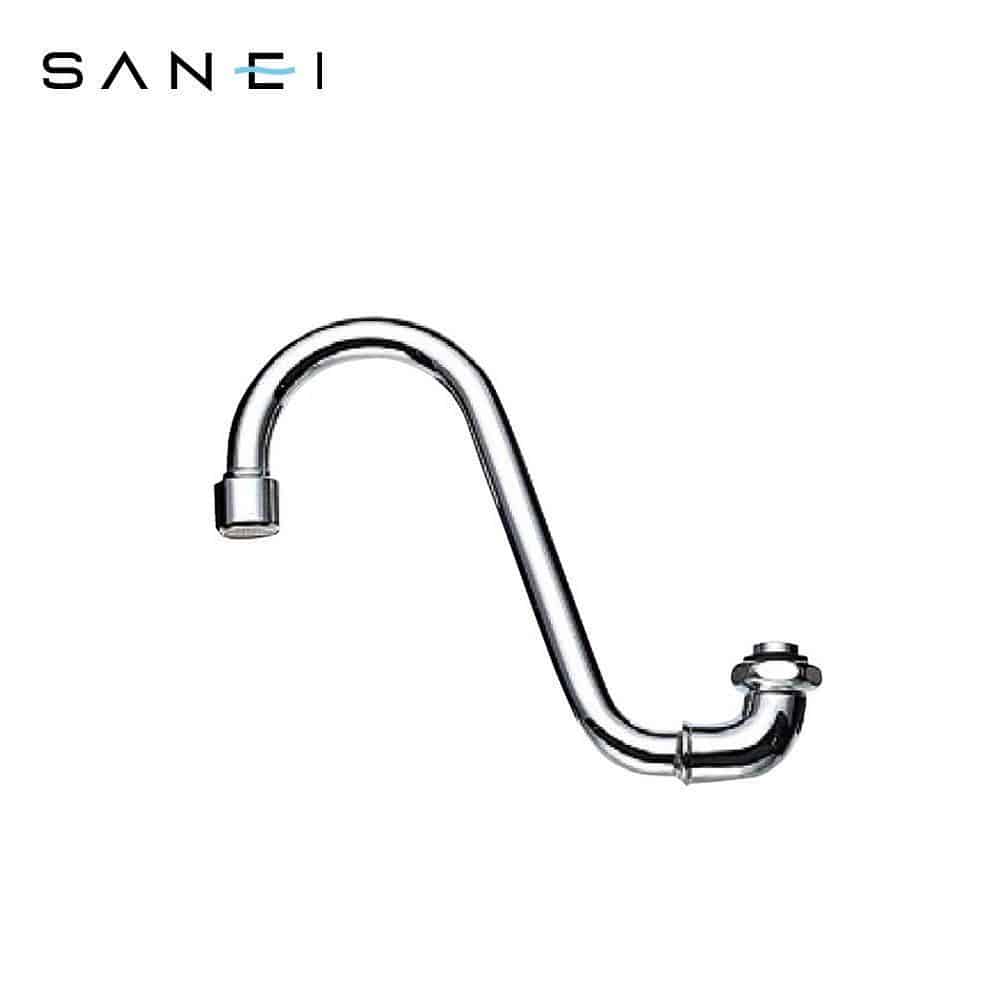 SANEI 泡沫上向自在パイプ 水栓用品 パイプ外径16mm 【直送品】 返品・キャンセル・他商品と同時購入は不可