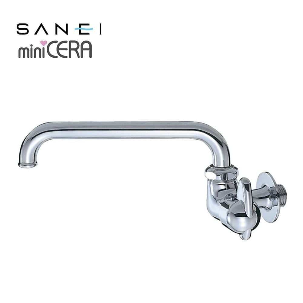 三栄水栓 SANEI ミニセラ横形自在水栓JA205-13 【直送品】 返品・キャンセル・他商品と同時購入は不可