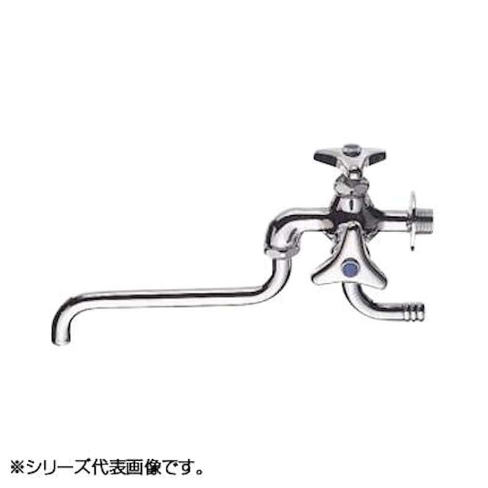 三栄 SANEI 二口自在水栓 E10A-13 【直送品】 返品・キャンセル・他商品と同時購入は不可