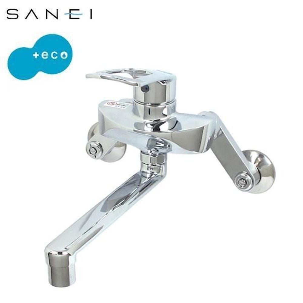 三栄水栓 SANEI キッチン用(壁付) シングル混合栓 【直送品】 返品・キャンセル・他商品と同時購入は不可