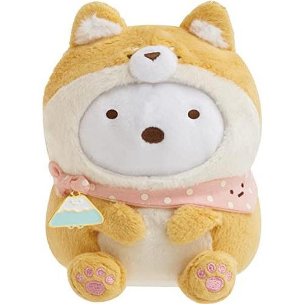 サンエックス すみっコぐらし こいぬといぬごっこテーマ おすわりぬいぐるみ しろくま MF43501 76g