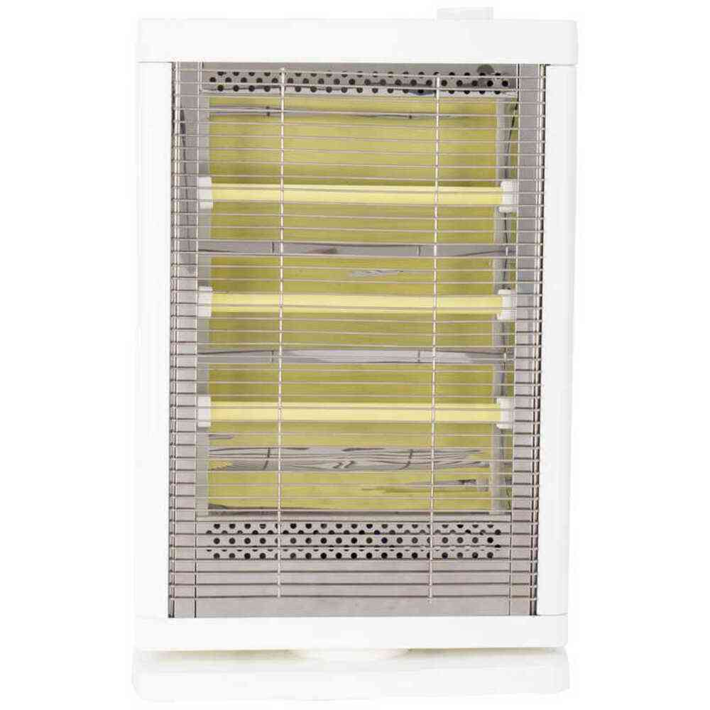 自動首振り電気ストーブ900W ゼピール ホワイト ZDQ-09B 1台