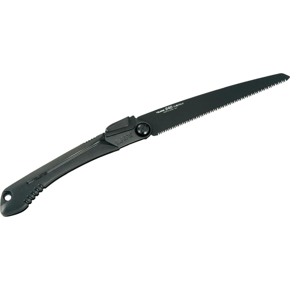 タジマ G-SAW折込厚刃240 フッ素ブラック 替刃式 メーカー直送 ▼返品・キャンセル不可[他商品との同時購入不可]