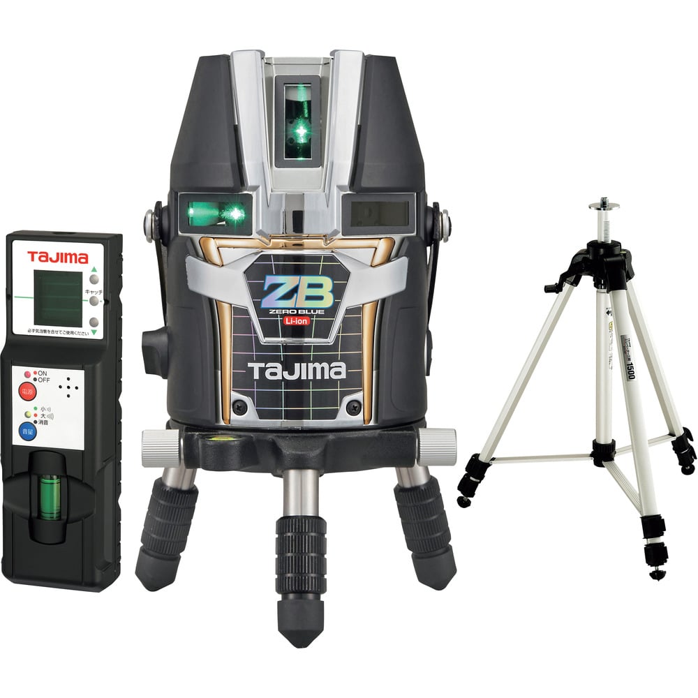 レーザー墨出し器 ZERO BLUE 受光器・三脚セット メーカー直送 ▼返品・キャンセル不可【他商品との同時購入不可】
