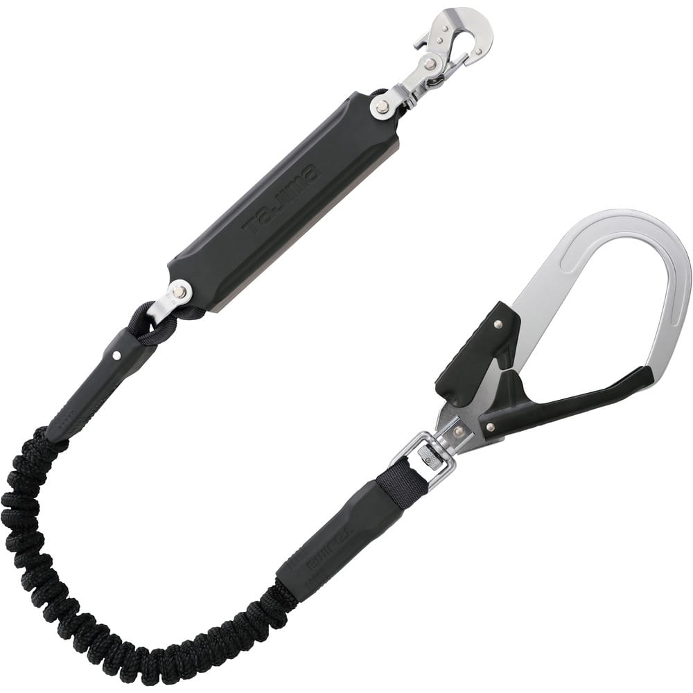 タジマ ハーネス用ランヤード蛇腹 シングル L2フック メーカー直送 ▼返品・キャンセル不可[他商品との同時購入不可]