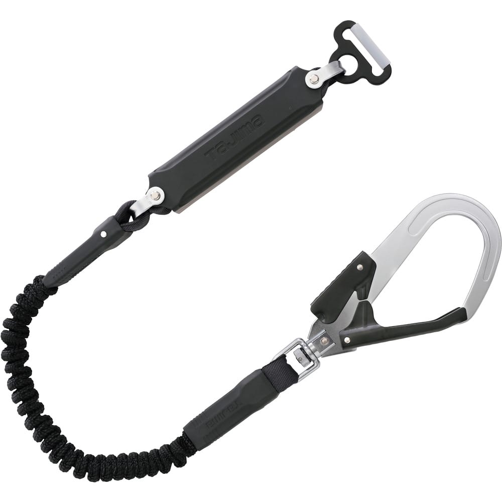 タジマ 胴ベルト用ランヤード 蛇腹 A環L2 メーカー直送 ▼返品・キャンセル不可[他商品との同時購入不可]