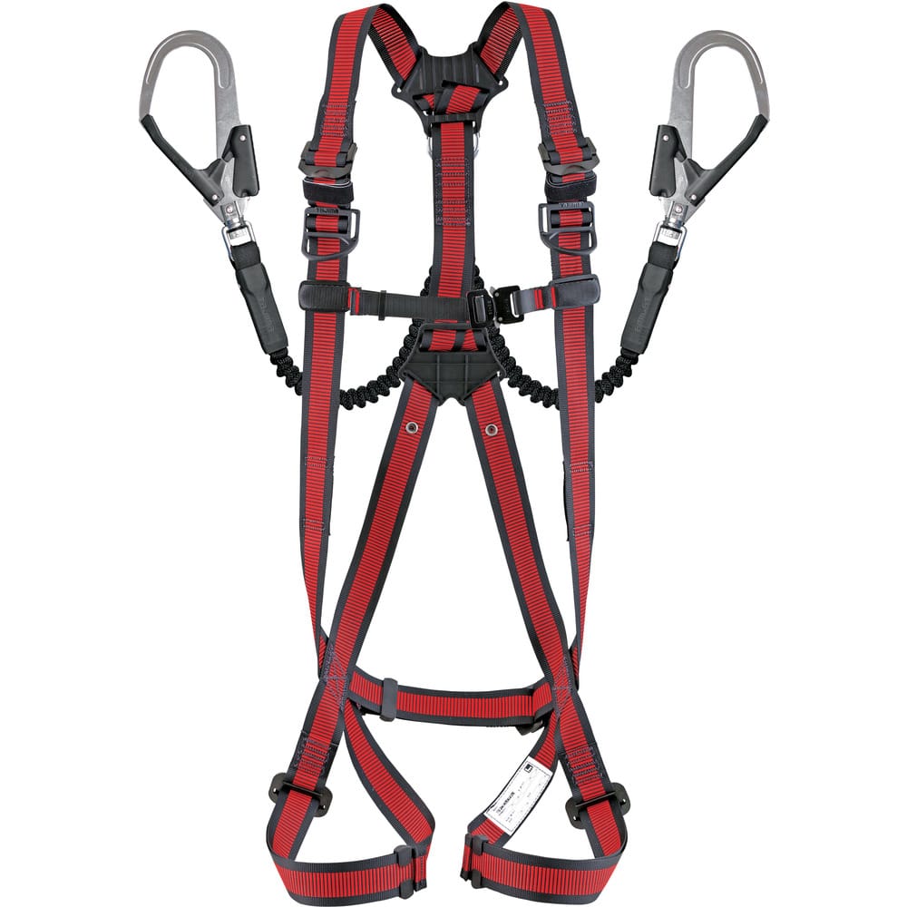 タジマ ハーネスGS 蛇腹 ダブルL2セット ライン赤 Lサイズ メーカー直送 ▼返品・キャンセル不可[他商品との同時購入不可]