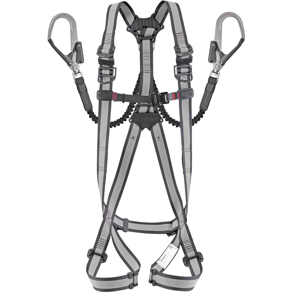 タジマ ハーネスGS 蛇腹 ダブルL2セット ライン白 Mサイズ メーカー直送 ▼返品・キャンセル不可[他商品との同時購入不可]