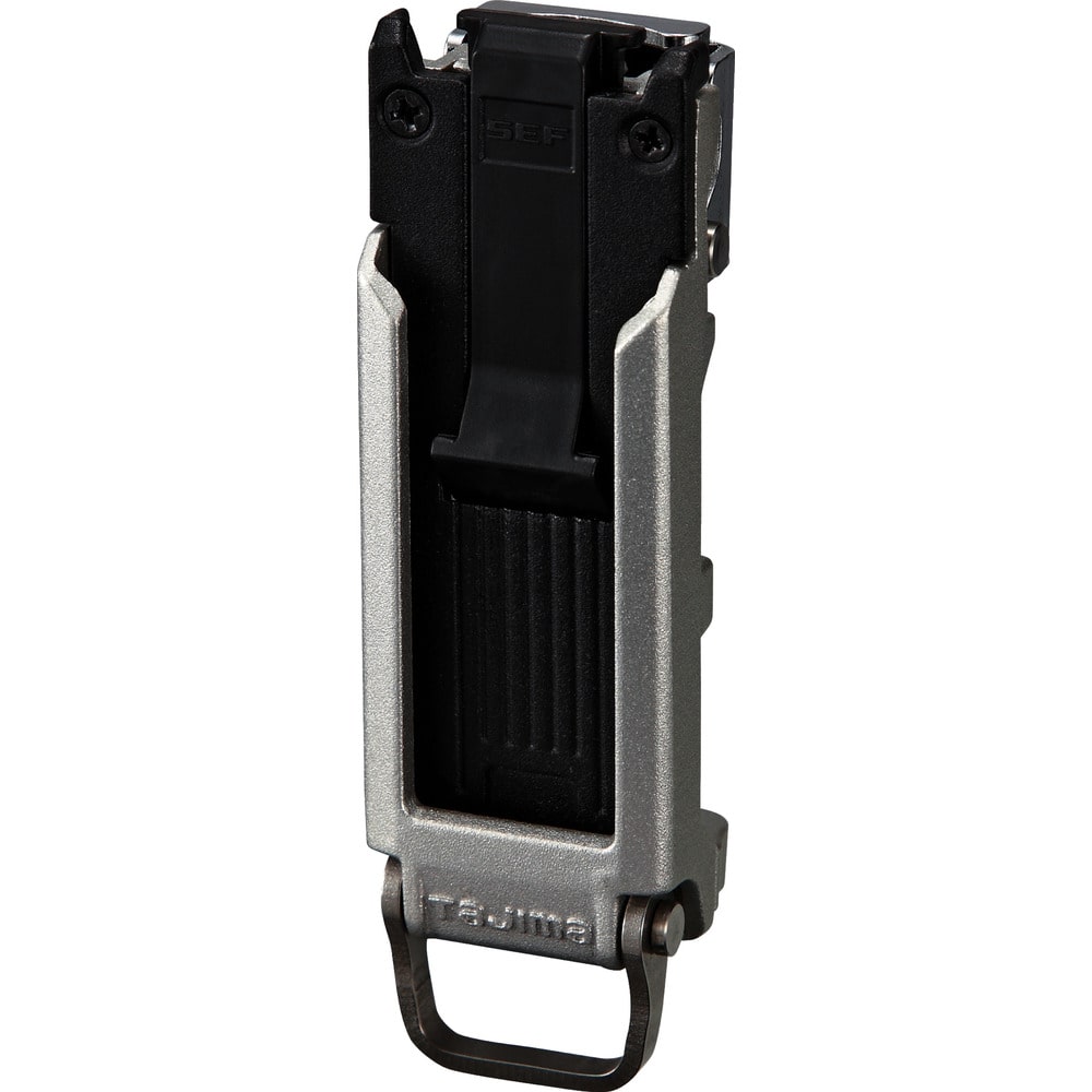 タジマ セフホルダー胴ベルト用 クリップ式 金属 スリム メーカー直送 ▼返品・キャンセル不可【他商品との同時購入不可】