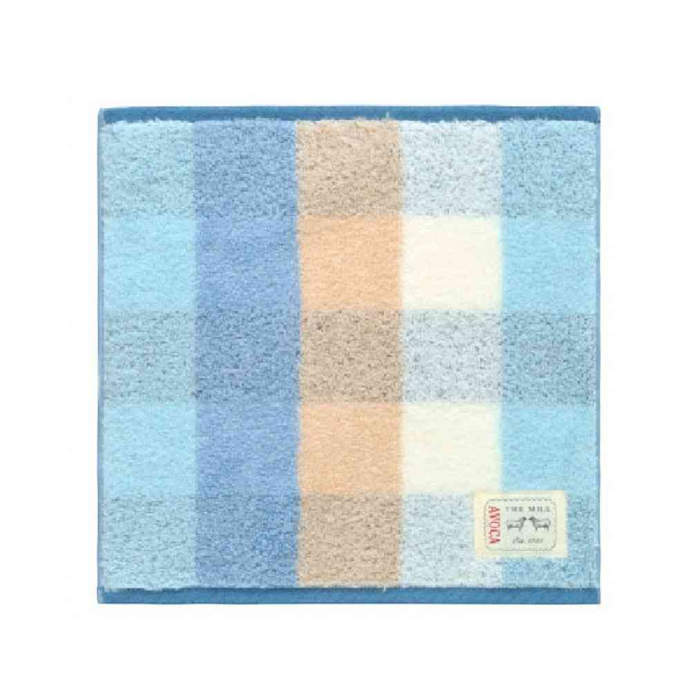 日繊商工 AVOCA タオルチーフ マロー ブルー 1枚