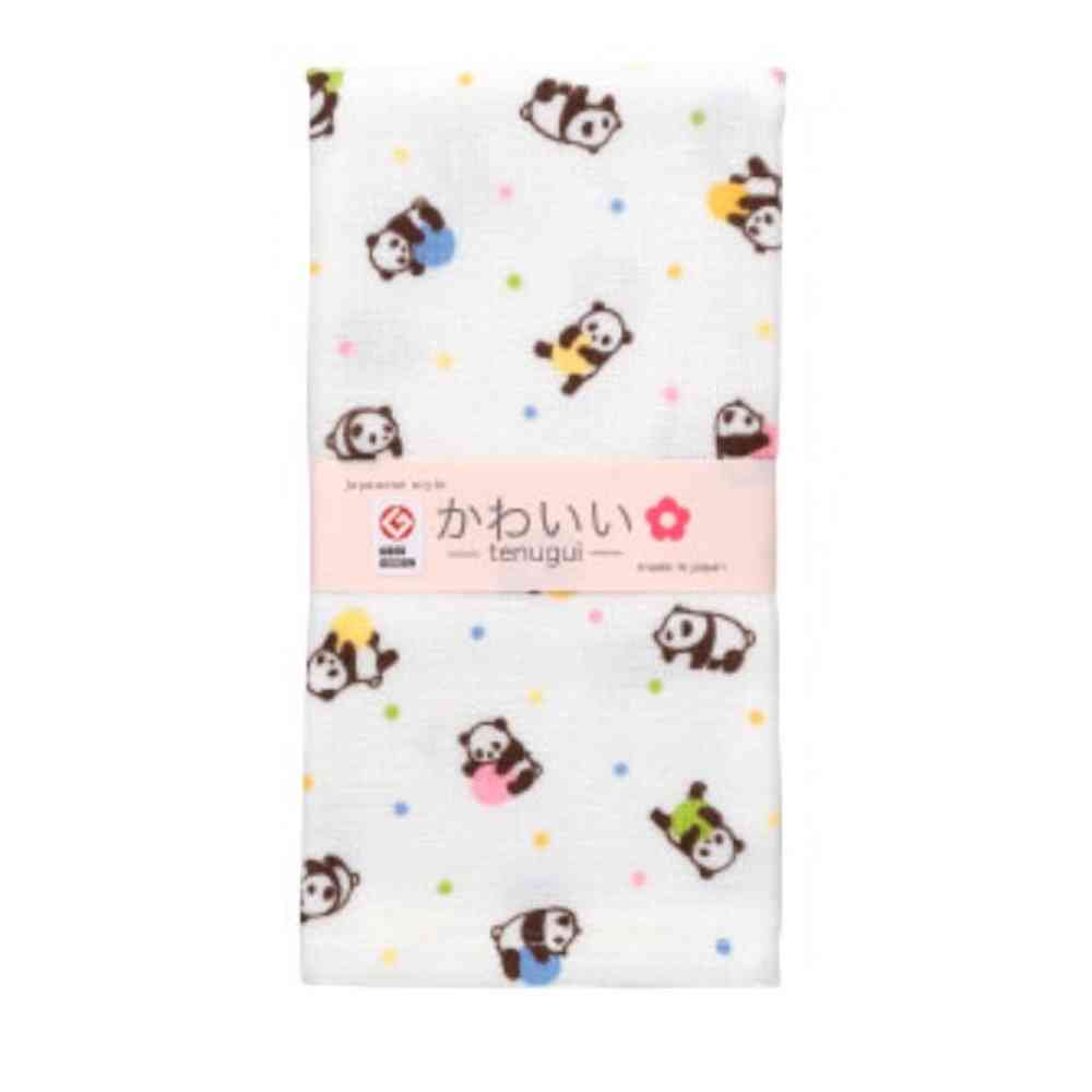 日繊商工 ジャパニーズスタイル ころころぱんだ てぬぐい 1枚
