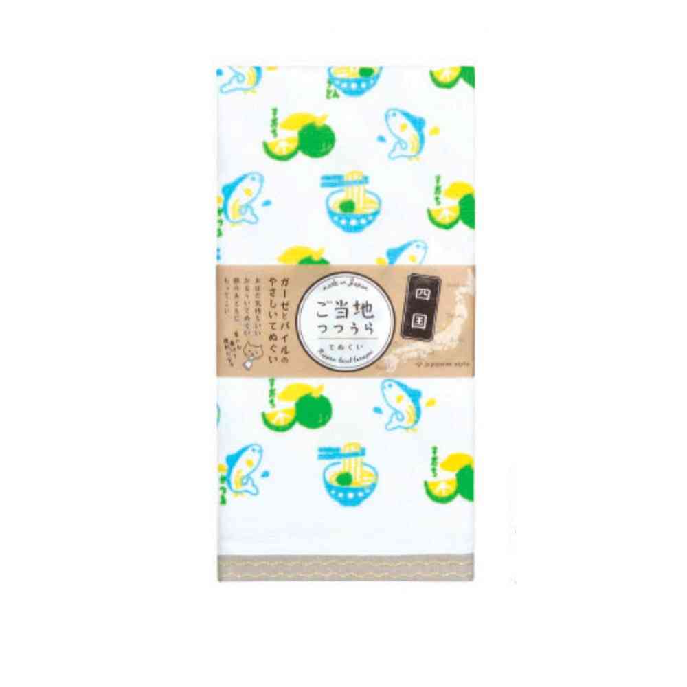 日繊商工 ジャパニーズスタイル ご当地つつうら てぬぐい 四国1 1枚