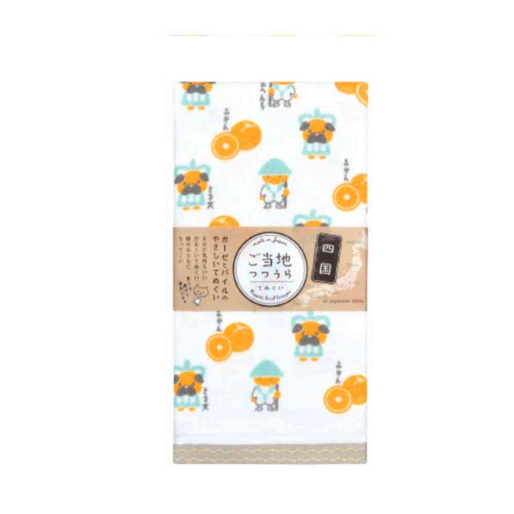 日繊商工 ジャパニーズスタイル ご当地つつうら てぬぐい 四国2 1枚