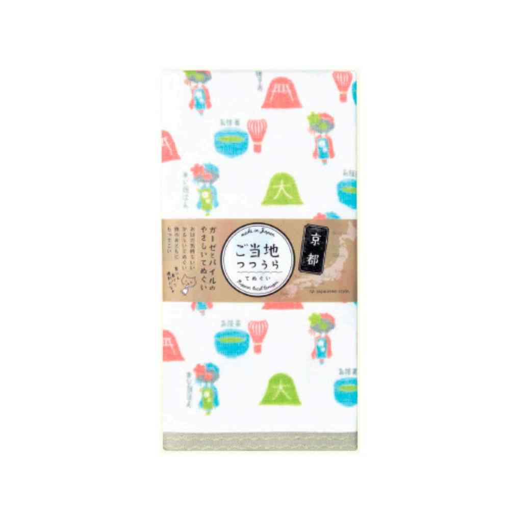 日繊商工 ジャパニーズスタイル ご当地つつうら てぬぐい 京都1 1枚